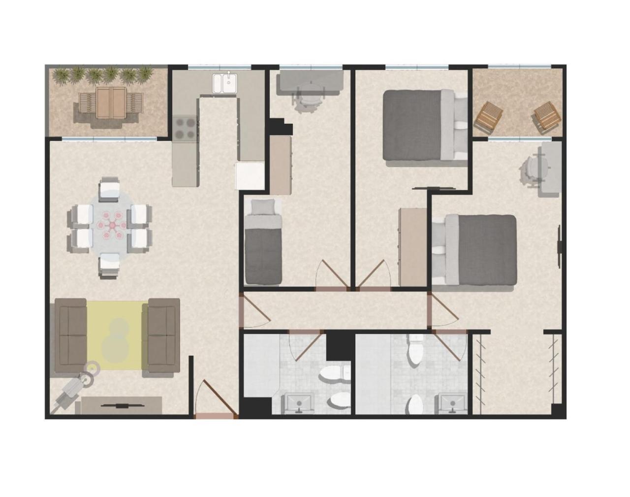 Jardines Del Turia - Espacioso Apartamento Apartment Valencia Luaran gambar