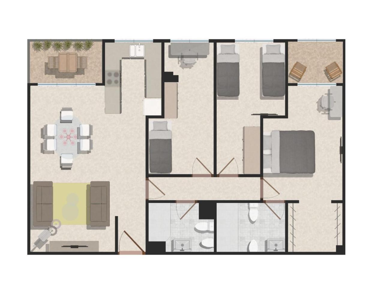 Jardines Del Turia - Espacioso Apartamento Apartment Valencia Luaran gambar